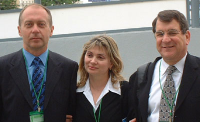 Е.Вялова M.D. и William Fishkind M.D., Москва 2005г.